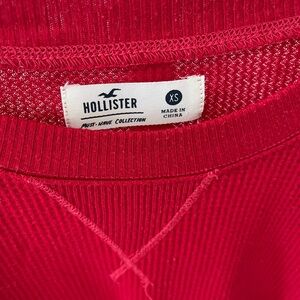 Hollister Vibrant Red Knit Top